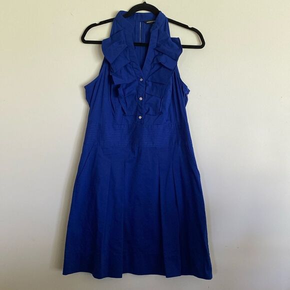 Express Design Dress 12 Blue with Pockets - Picture 1 of 8